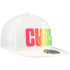 Chicago Cubs Spring Spectrum Golfer Snapback Hat - White | New Era