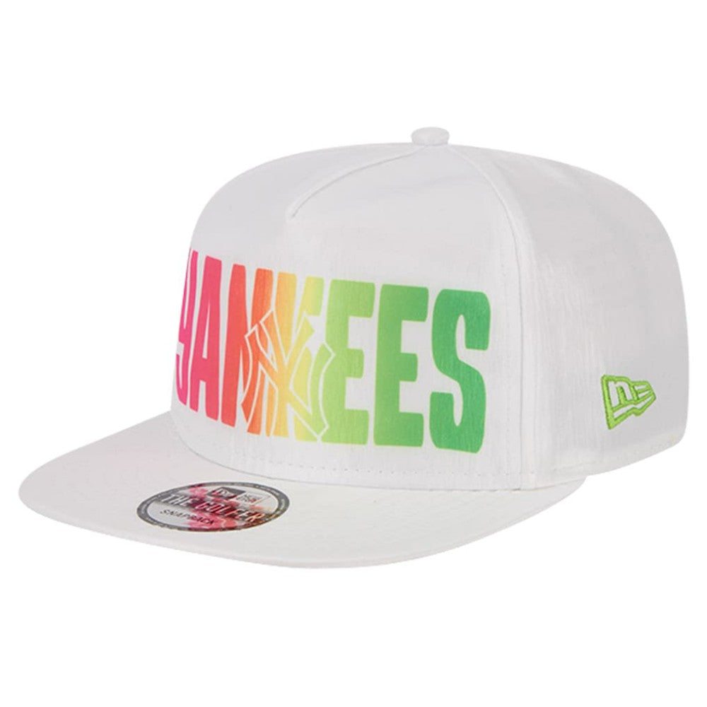 New York Yankees Spring Spectrum Golfer Snapback Hat - White | New Era