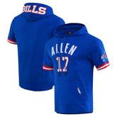 Josh Allen Buffalo Bills Pro Standard Player Name & Number Hoodie T-Shirt - Royal on sale