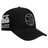 Brooklyn Nets Pro Standard Paint the City Pinch Front Snapback Hat - Black outlet