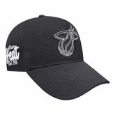 Miami Heat Pro Standard Paint the City Pinch Front Snapback Hat - Black online