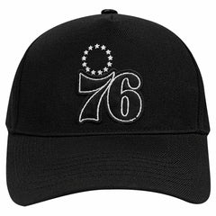 Philadelphia 76ers Pro Standard Paint the City Pinch Front Snapback Hat - Black shop