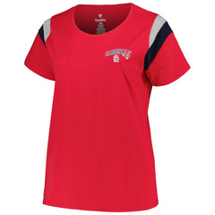 St. Louis Cardinals Profile Women's Plus Size Scoop Neck T-Shirt - Red