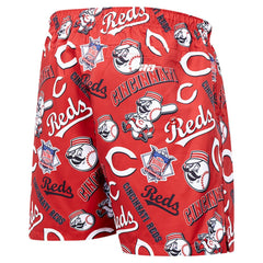 Cincinnati Reds Pro Standard Toss Logo Woven Shorts - Black
