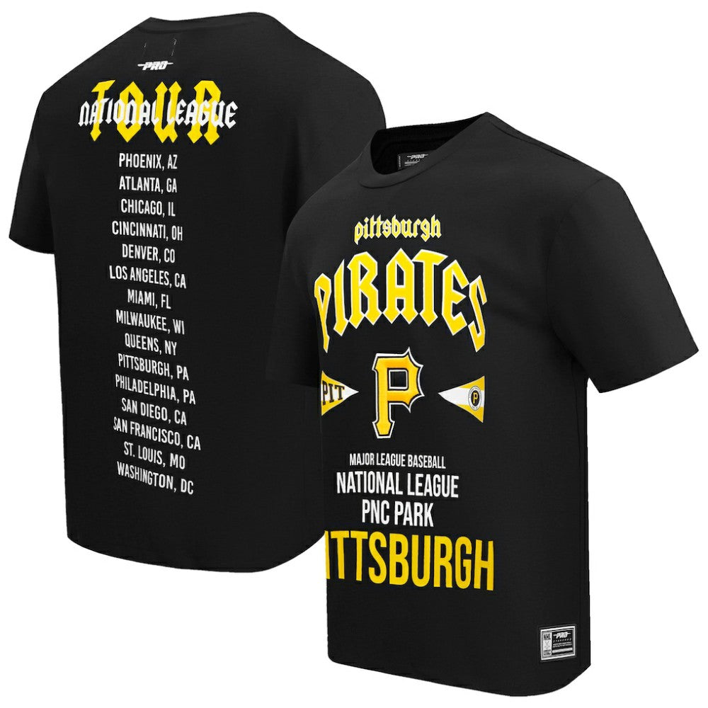 Pittsburgh Pirates Pro Standard Oversized City Tour T-Shirt - Black
