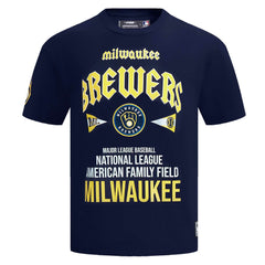 Milwaukee Brewers Pro Standard Oversized City Tour T-Shirt - Navy