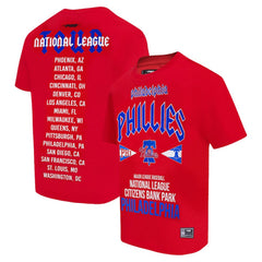 Philadelphia Phillies Pro Standard Oversized City Tour T-Shirt - Red