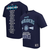 Seattle Mariners Pro Standard Oversized City Tour T-Shirt - Navy