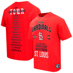 St. Louis Cardinals Pro Standard Oversized City Tour T-Shirt - Red