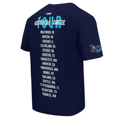 Tampa Bay Rays Pro Standard Oversized City Tour T-Shirt - Navy