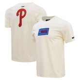Philadelphia Phillies Pro Standard Club Member Badge T-Shirt - Cream