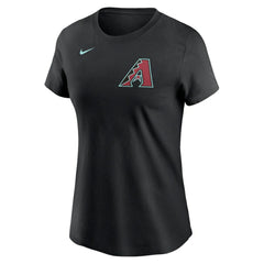 Ketel Marte Arizona Diamondbacks Women's 2024 Fuse Name & Number T-Shirt - Black | Nike