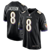 Lamar Jackson Baltimore Ravens Alternate Game Jersey - Black | Nike online