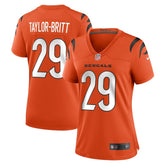 Cam Taylor-Britt Cincinnati Bengals Women's Alternate Game Jersey - Orange | Nike for sale
