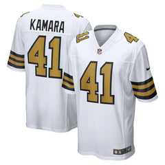 Alvin Kamara New Orleans Saints Alternate Game Jersey - White | Nike on sale