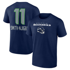 Jaxon Smith-Njigba Seattle Seahawks Team Wordmark Player Name & Number T-Shirt - College Navy discount