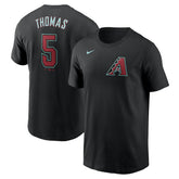 Alek Thomas Arizona Diamondbacks 2024 Fuse Name & Number T-Shirt - Black | Nike