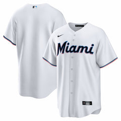 Miami Marlins Home Big & Tall Replica Jersey - White | Nike