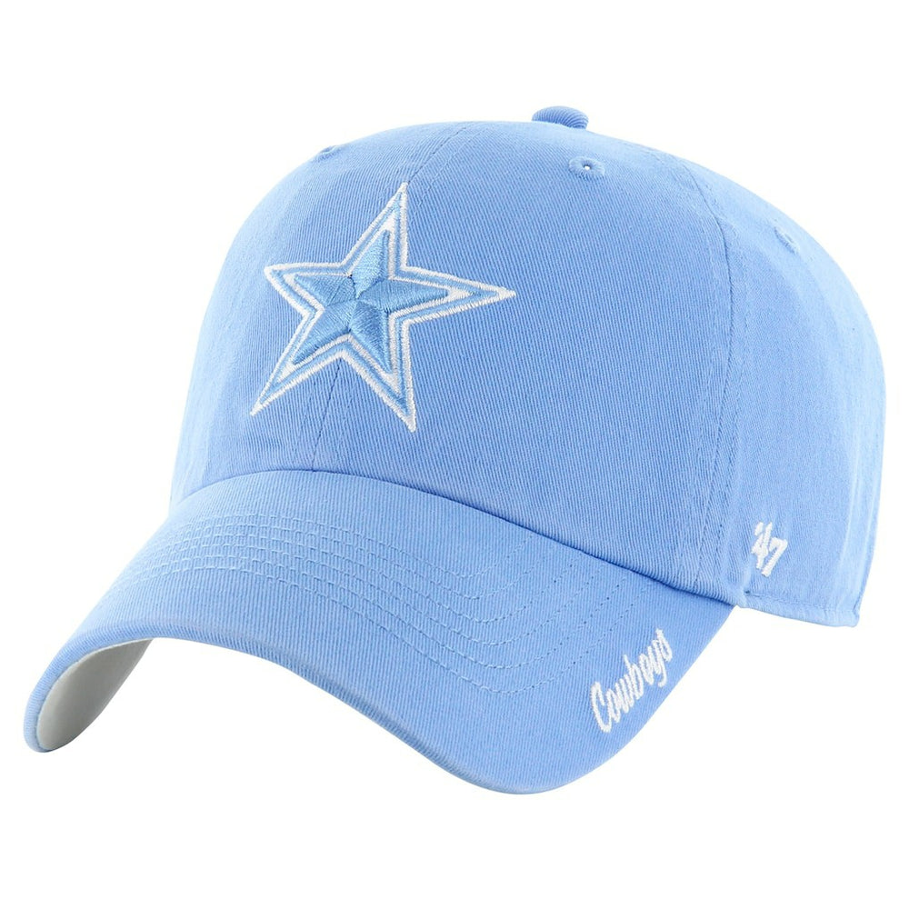 Dallas Cowboys '47 Women's Luminance Cheer Clean Up Adjustable Hat - Blue cheap