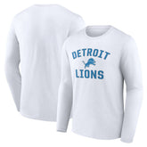 Detroit Lions Victory Arch Long Sleeve T-Shirt - White discount