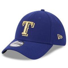 Texas Rangers 2024 Gold Collection 39THIRTY Flex Hat - Royal | New Era