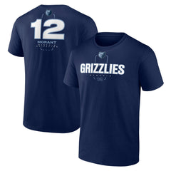 Ja Morant Memphis Grizzlies Behind The Back Name & Number T-Shirt - Navy cheap