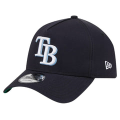 Tampa Bay Rays Team Color A-Frame 9FORTY Adjustable Hat - Navy | New Era