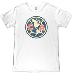 Club America 1863FC Color Crest Slub T-Shirt - White sale