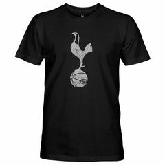 Tottenham Hotspur 1863FC Mono Crest Slub T-Shirt - Black cheap