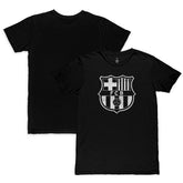 Barcelona 1863FC Mono Crest Slub T-Shirt - Black cheap