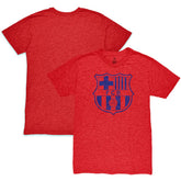 Barcelona 1863FC Mono Crest Twisted Tri-Blend Slub T-Shirt - Red on sale