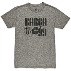 Barcelona 1863FC Retro Vibes Twisted Tri-Blend Slub T-Shirt - Heather Gray online