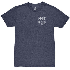 Barcelona 1863FC Front Back Date Twisted Tri-Blend T-Shirt - Heather Navy cheap