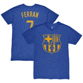 Ferran Torres Barcelona 1863FC Player Name & Number Twisted Tri-Blend Slub T-Shirt - Heather Royal shop