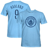 Erling Haaland Manchester City 1863FC Player Name & Number Twisted Tri-Blend Slub T-Shirt - Sky Blue sale