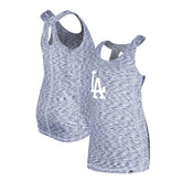 Los Angeles Dodgers Women's Space Dye Keyhole Back Tank Top - Royal | New Era
