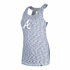 Atlanta Braves Women's Space Dye Keyhole Back Tank Top - Navy | New Era