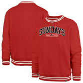 Atlanta Falcons '47 Sundays Clubhouse View Sierra Fleece Pullover Sweatshirt - Red outlet