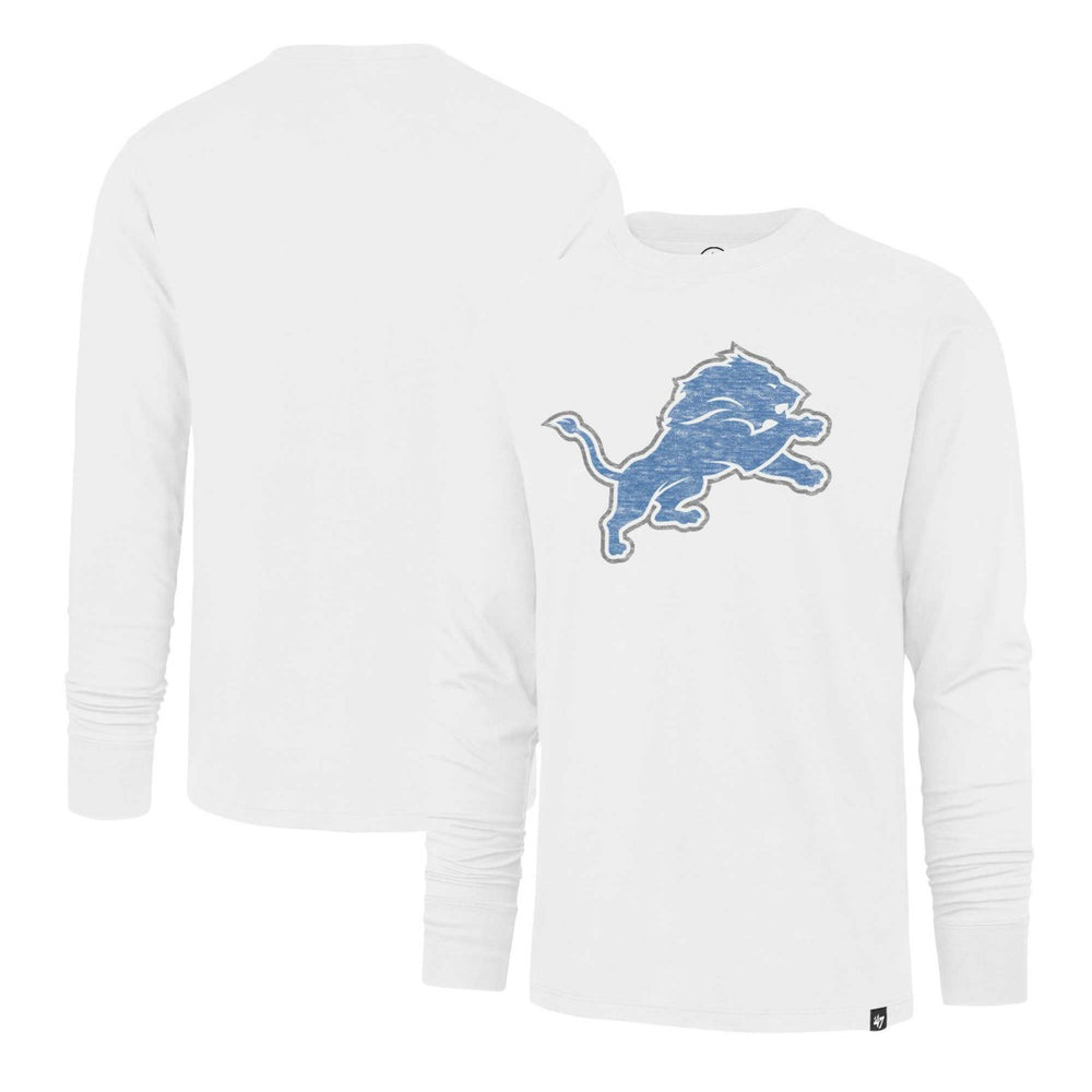 Detroit Lions '47 Premier Franklin Long Sleeve T-Shirt - White discount