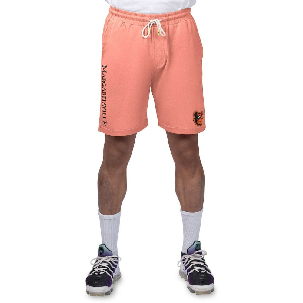 Baltimore Orioles Margaritaville Peached French Terry Shorts - Orange