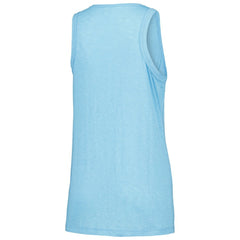 Texas Rangers Soft as a Grape Women's Gauze High Neck Tank Top - Light Blue