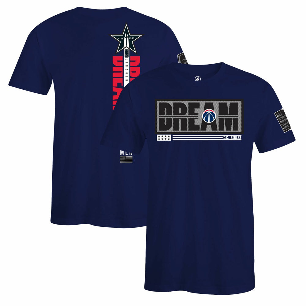 Washington Wizards FISLL x Black History Collection Unisex T-Shirt - Navy shop