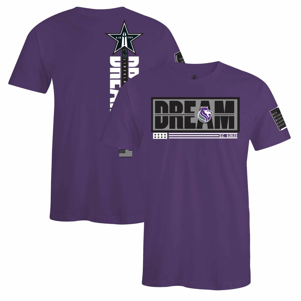Sacramento Kings FISLL x Black History Collection Unisex T-Shirt - Purple sale