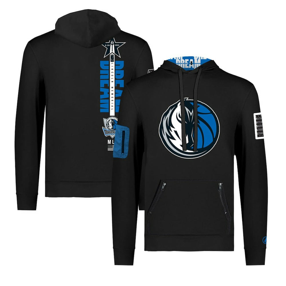 Dallas Mavericks FISLL x Black History Collection Unisex Pullover Hoodie - Black cheap