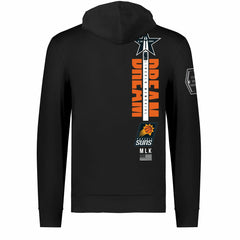 Phoenix Suns FISLL x Black History Collection Unisex Pullover Hoodie - Black cheap