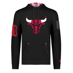 Chicago Bulls FISLL x Black History Collection Unisex Pullover Hoodie - Black shop