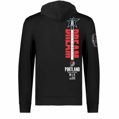 Portland Trail Blazers FISLL x Black History Collection Unisex Pullover Hoodie - Black discount