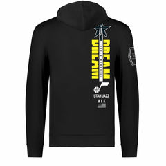 Utah Jazz FISLL x Black History Collection Unisex Pullover Hoodie - Black for sale