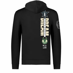 Milwaukee Bucks FISLL x Black History Collection Unisex Pullover Hoodie - Black outlet
