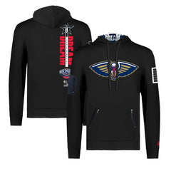 New Orleans Pelicans FISLL x Black History Collection Unisex Pullover Hoodie - Black for sale